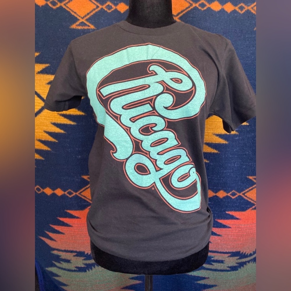 VTG 80’s Doublesided Chicago Band World Tour Merch Tee Shirt! Size Medium.